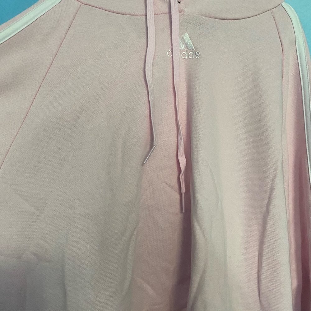 Adidas Three-Stripe Pullover Hoodie